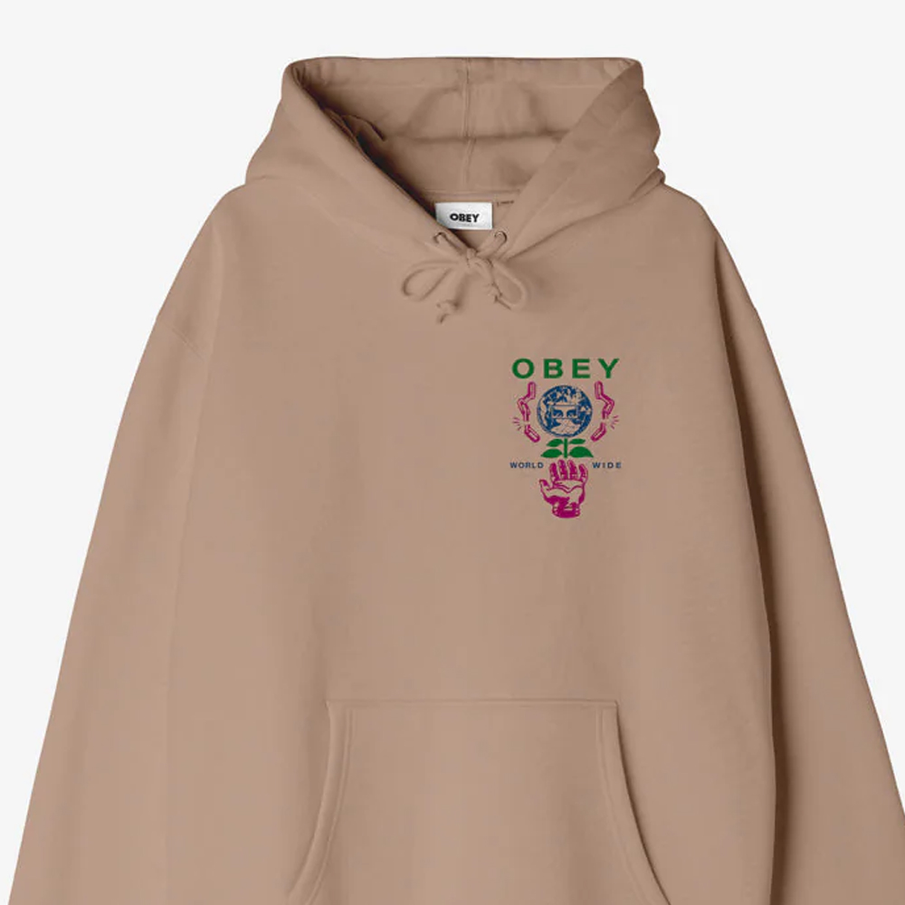 OBEY Helping Hand Ανδρικό Φούτερ Με Κουκούλα - 3